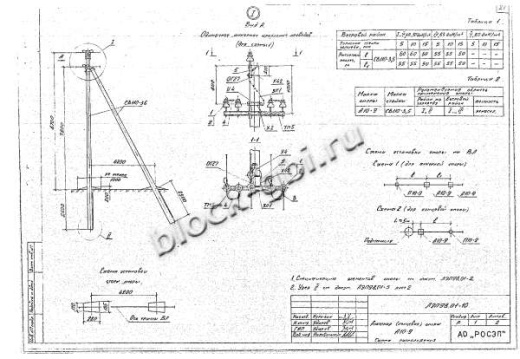 Анкерная опора А10-9 Анкерная опора А10-9
