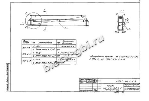 Ригель РЛ3-3-С