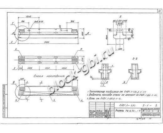 Ригель РЖ 8.52-7-Т