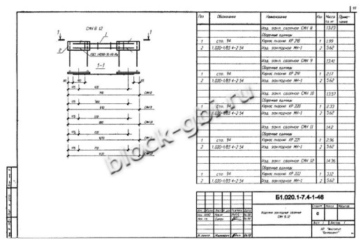 Диафрагма жесткости ДЛ 26.14 Диафрагма жесткости ДЛ 26.14
