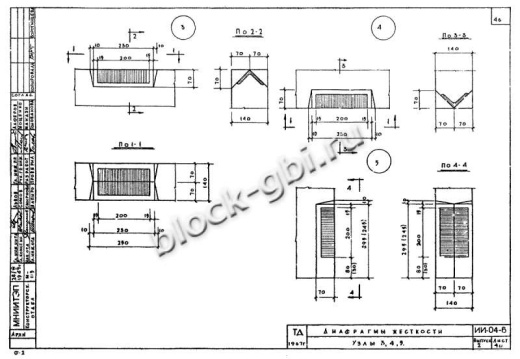 Диафрагма жесткости ВЦ-28-37