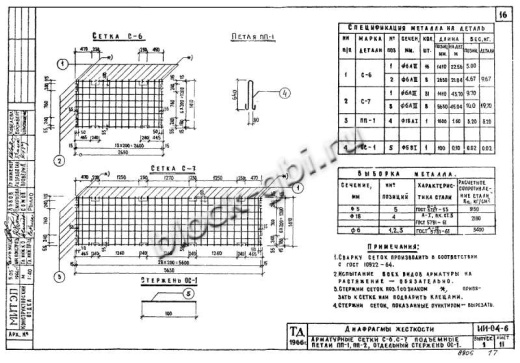 Диафрагма жесткости ВЦ-57-20