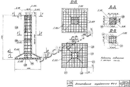 Фундамент Ф2-2 Фундамент Ф2-2