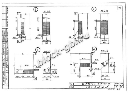 Диафрагма жесткости В-30-38п