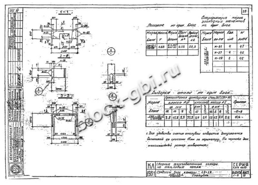 Средний блок камеры футерованный СБК 1.8-1-фут 400х800