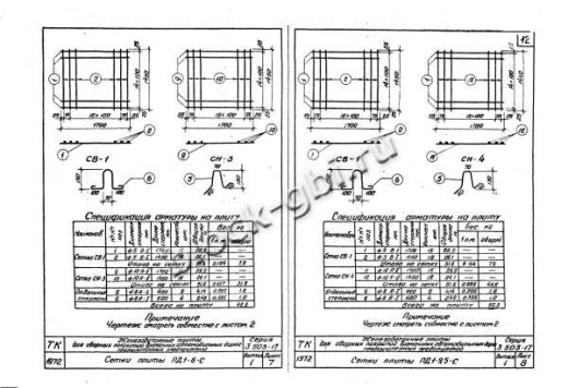 Плита ПД 1-6-С Плита ПД 1-6-С
