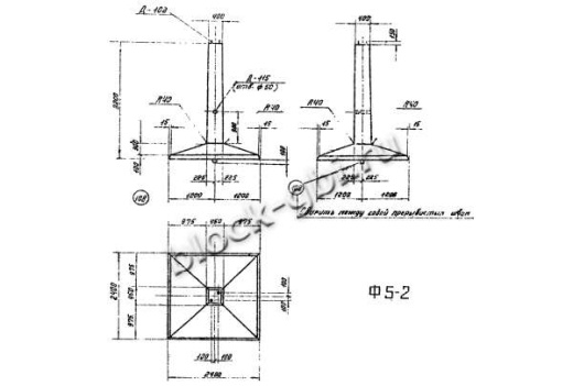 Фундамент Ф5-2 Фундамент Ф5-2