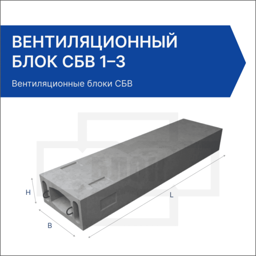 Вентиляционный блок СБВ 1–3 Вентиляционный блок СБВ 1–3