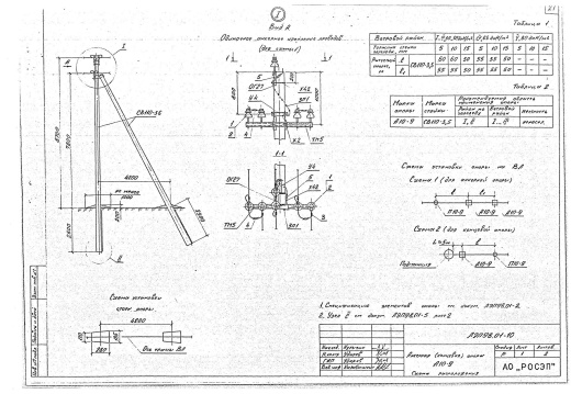 Анкерная опора А10-9 Анкерная опора А10-9