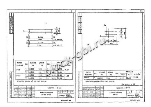 Диафрагма жесткости 1ДПК 56.33л