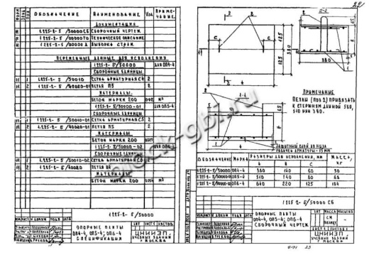 Опорная подушка ОП 5-4 Опорная подушка ОП 5-4