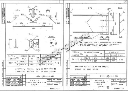 Диафрагма жесткости ДП 30.43