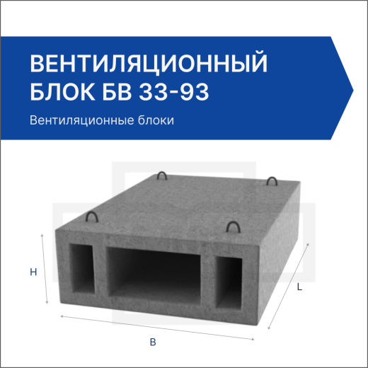 Вентиляционный блок БВ 33-93
