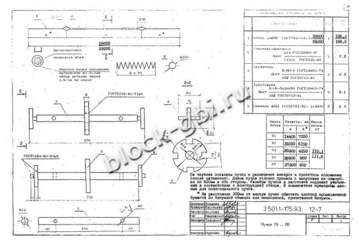 Балка мостовая БН 1.276-К3