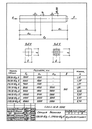 Свая С 70.35-ВСв.6