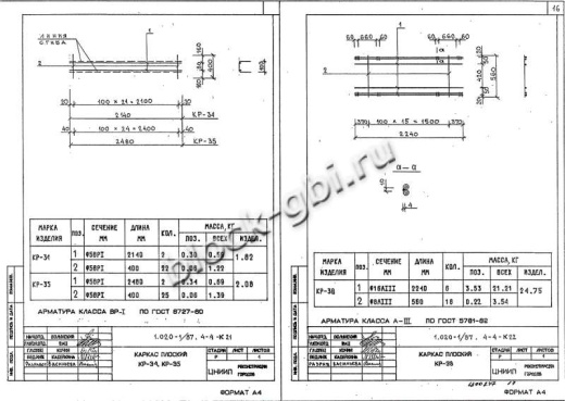 Диафрагма жесткости ДП 30.43