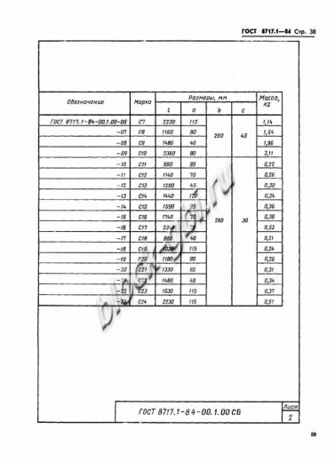 Лестничная ступень ЛСС 24-С-Ш