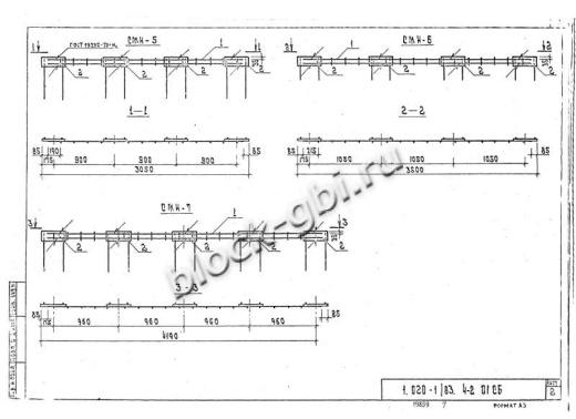 Диафрагма жесткости ДП 30.40 Диафрагма жесткости ДП 30.40